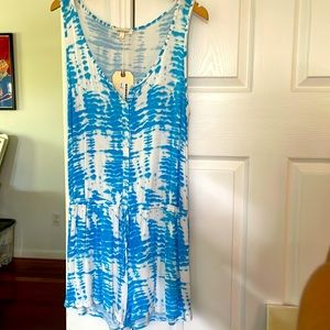 Buddy Love tie dye blue romper